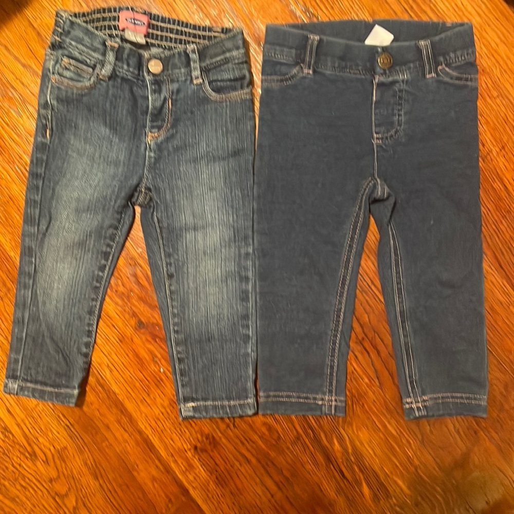 Old Navy Jeans (6-12 months) and Carter’s Jeggings (12 months)